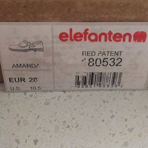 Brand new never worn Elefanten Red Mary Jane
